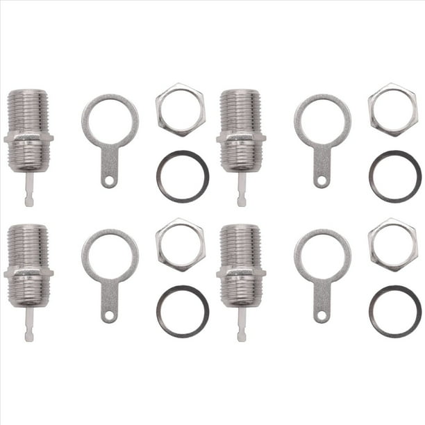 20Pzs Adaptador de Conector de Soldadura Clavija Hembra Enchufe Montado Panel de Tipo F
