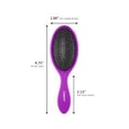 Conair Gentle Detangling Cushion Hairbrush for Wet or Dry Hair, Colors