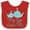 Red and White, variant on Inktastic My Gigi Loves Me Boys or Girls Baby Bib