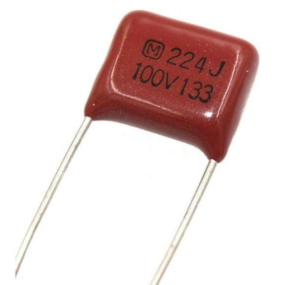0.22uF ±5%, 100V Panasonic, Metallized Polyester Film Capacitor