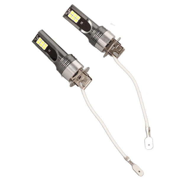 Faro delantero, par de faros delanteros LED 2525 de 12 LED para coche, eficiencia óptima