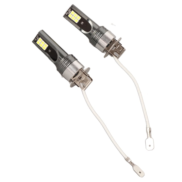 Faro delantero, par de faros delanteros LED 2525 de 12 LED para coche, eficiencia óptima
