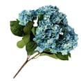 thumbnail image 4 of Flor artificial de 5 cabezas, ramo de bolas, simulación, decoración floral, hogar, boda, fiesta, tela, flor falsa, azul oscuro Scienceny HA7587-03B, 4 of 6