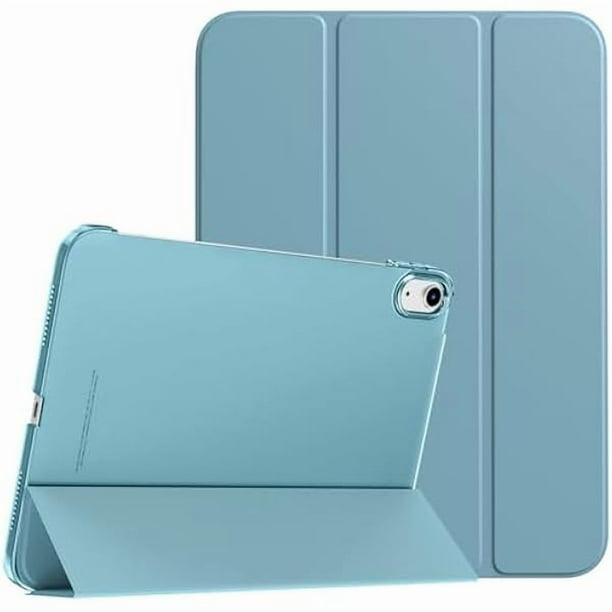 wonima44 TiMOVO Case for iPad (A16) 11th Generation 11 Inch 2025/iPad 10th Generation 10.9 Inch 2022, Slim Stand Cover with Hard Translucent Back, Support Touch ID, Auto Wake/Sleep, Misty Blue