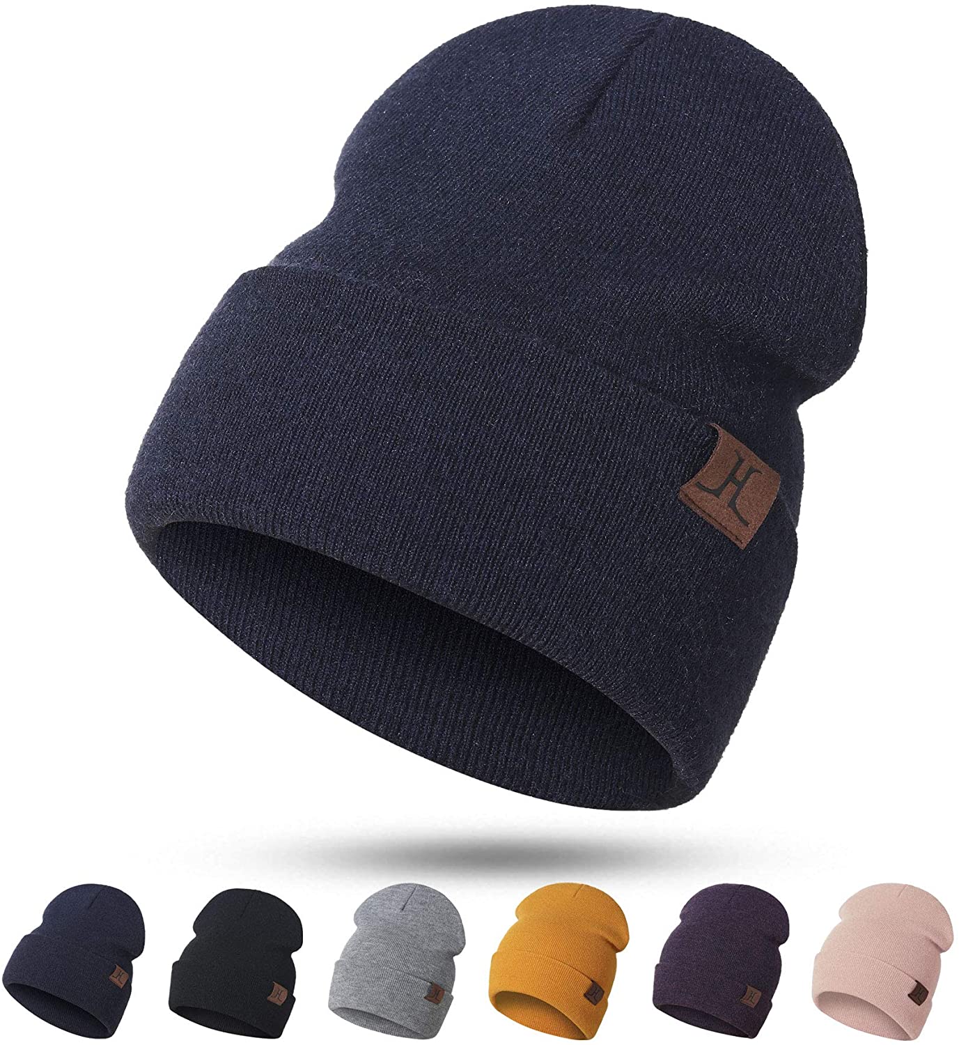 Knit Beanie Winter Hat- Acrylic Winter 