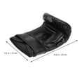 thumbnail image 5 of HEMOTON PU Boxing Gloves Training Mitts Sparring Hand Pads for Taekwondo Kickboxing Fighting (Black), 5 of 8