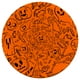 thumbnail image 1 of Cobija Manta FRAZADA Juana Gallo Diseño Redonda de Fantasmas Temporada de Halloween Ultra Suave ligera, 1 of 2