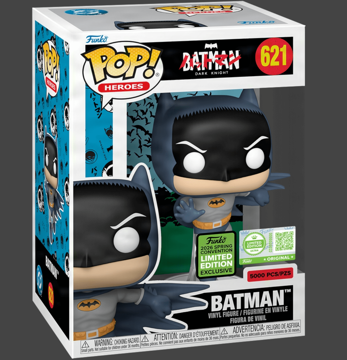 Funko Pop! Heroes - Batman [Hush] Black and White #239 Deluxe Jim