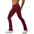 thumbnail image 5 of Men's Corduroy Pants, Stretch Casual Outdoor Hiking Cargo Work Sweatpants Trousers With Multi-Pockets, 5 of 5