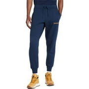 Timberland Men's Regular Fit Logo Print Sweatpants Blue Size Large