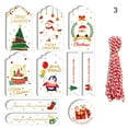 thumbnail image 2 of 1 Set Christmas Themed Gift Tags Foldable Paper Present Wrapping Gift Labels for Gifts, 2 of 9