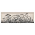 thumbnail image 2 of 54x18 Inches Valance Curtain Black and White Ink Drawing Window Curtains Rod Pocket Design for Kitchen Living Room Bedroom, 2 of 7