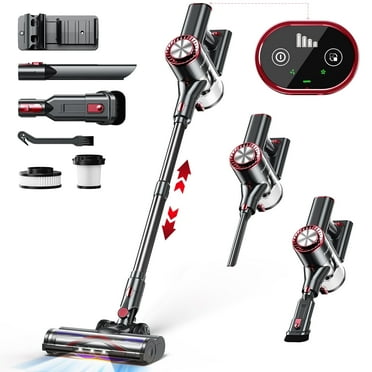 Evmore Lightweight Stick Vacuums Cordless Vacuum Cleaner for Hard Floor Carpet Pet Hair Home(38Kpa/400W, 45Mins)
