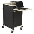 thumbnail image 2 of Oklahoma Sound PRC Series Modern Metal Jumbo Presentation Cart in Ivory/Black, 2 of 11