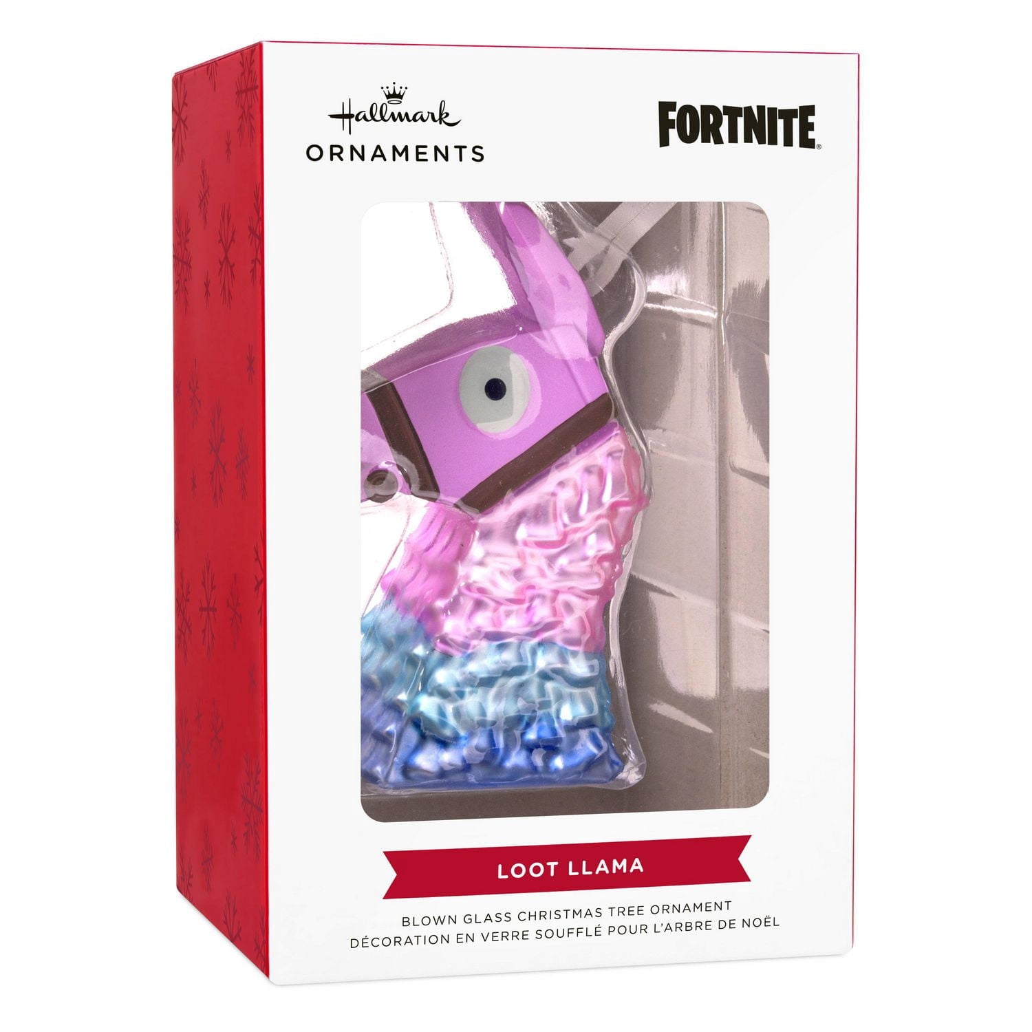 Hallmark Christmas Ornament (Fortnite Loot Llama Head Blown Glass)