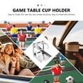 thumbnail image 3 of Beverage Cup Rack Holder Plastic Cup Holder for Foosball Table Car External, 3 of 9