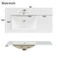 thumbnail image 3 of Harper & Bright Designs 36" Wood Bathroom Vanity Sink Combo with Drawers, Small Bathroom Storage Cabinet with Soft Close Drawers and Adjustable Shelf, 3 of 18