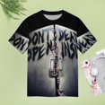 thumbnail image 5 of Walking Dead Womens T-shirts Crewneck Shirts Blouse Short Sleeve Tee Shirts Girls Tops 4XL, 5 of 8