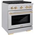 thumbnail image 4 of Zline Sgrsz-30-G Autograph Edition 30" Wide 4.2 Cu. Ft. Free Standing Fingerprint, 4 of 7