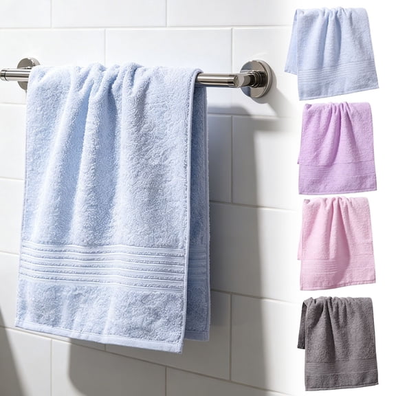 Celsvanis Face Towel Soft Highly Absorbent Quick Dry Hand Towel Facial Washcloth Soft Bath Towel for Home Bathroom Daily Spa Hotel Use