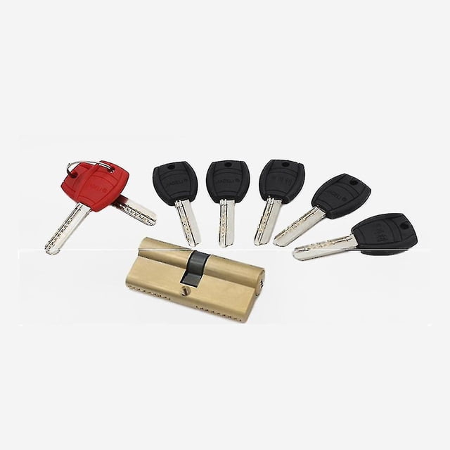 Cilindro De Cerradura Con 7 Llaves De Seguridad, Cilindro De Puerta Perfil 40/40 (80 Mm)