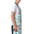 thumbnail image 3 of Pofeuu Cartoon Pirate Print Waterproof Apron with Pockets Adjustable Cooking Aprons Kitchen Bib for Baking Household Cleaning, 3 of 8