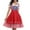Red, variant on ANINEO Women Plus Size German Dress Square Neck Apron Oktoberfest Dirndl Comfy Maid Uniform Festival Waitress Girl Clothess