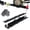 Black, variant on Heavy Duty Stainless Steel Toe Alignment Plates with Precision Groove & Wall Mount Design, Professional 2-Tape Measure Wheel Alignment Tool Kit, Automotive Front End Car Tool for Garage