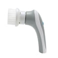 thumbnail image 3 of Cepillo de limpieza eléctrico portátil de mano, recargable por USB, giratorio 360°, con 3 cabezales de cepillo, color gris, 3 of 15
