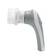thumbnail image 3 of Cepillo de limpieza eléctrico portátil de mano, recargable por USB, giratorio 360°, con 3 cabezales de cepillo, color gris, 3 of 15
