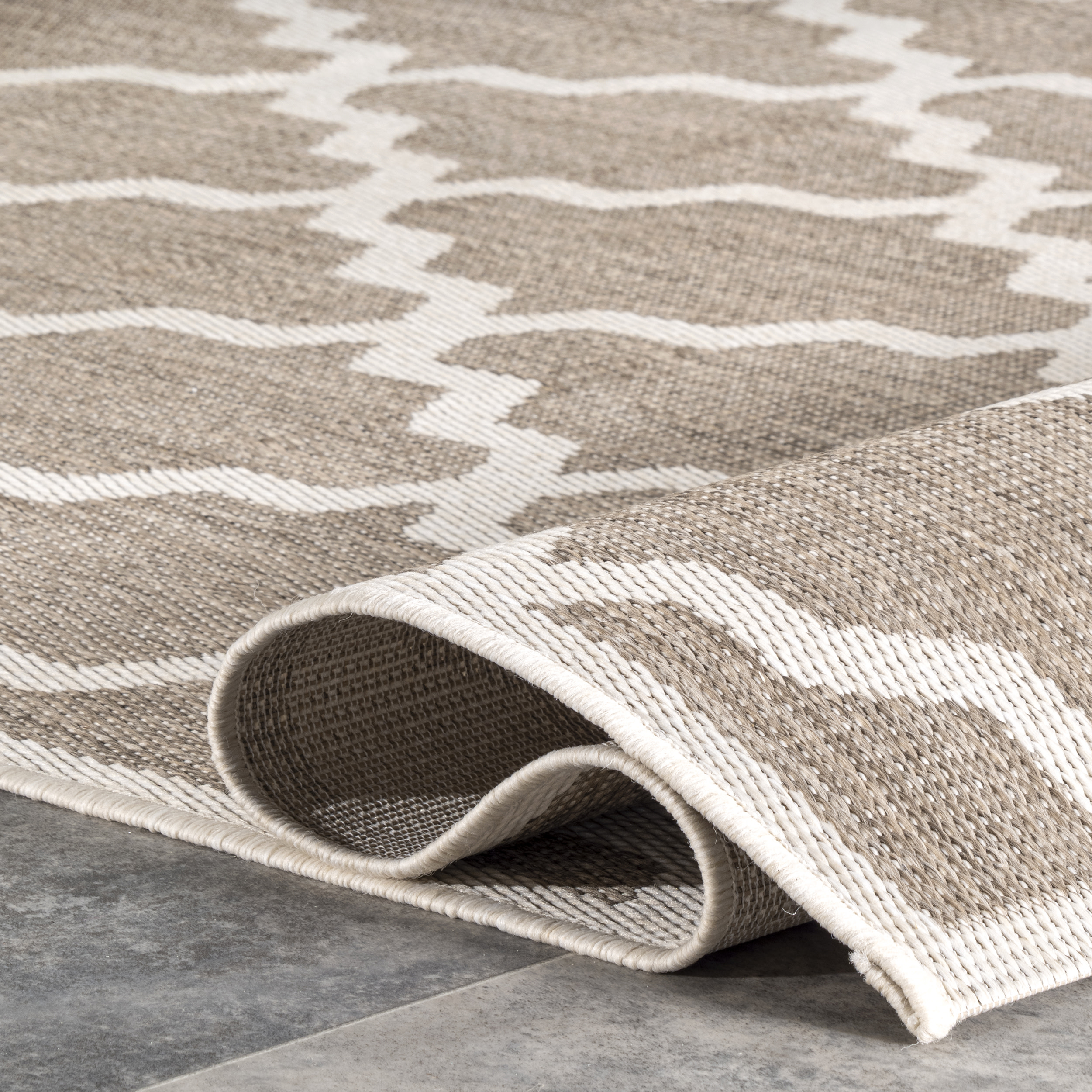 nuLOOM Gina Moroccan Indoor/Outdoor Area Rug, 8', Taupe - image 4 of 9