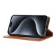 thumbnail image 2 of For iPhone 16 Pro Max Cell Phone Case Magnetic Closing PU Leather Stand Cover - Black, 2 of 5