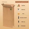 thumbnail image 4 of 25 Pack Long Narrow Cardboard Moving Boxes – 12" x 4" x 31" – Ideal for Long Items Packing & Organizing, 4 of 6