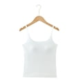 thumbnail image 2 of Annhoo Tank Tops for Women Crewneck Solid Color Lightweight Sleeveless Pajama Shirts with Bra Loungewear Clothes, 2 of 6