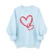 thumbnail image 1 of Camiseta de Moda de Cuello Redondo Casual de Manga Larga de las Mujeres para el Uso Diario, Suéter de Poliéster Suave, Blusa de Primavera de Invierno, 1 of 5