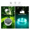 thumbnail image 6 of Solar Submersible Pool Light Waterproof RGB Color Changing LED Light, Floating Pond Garden Landscape Light with Remote Control Timer Ground Stake, Outdoor Decorative Lighting for Patio Yard Pathway, 6 of 9