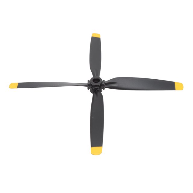 Hélice De Avión RC, Rendimiento De Control Mejorado Hoja De Paleta De Hélice RC Negra Fácil De Instalar Para Reemplazo