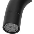 thumbnail image 4 of Grifo para lavabo de baño, grifo mezclador monomando de acero inoxidable para agua fría y caliente, elegante grifo de lavabo de diseño retro negro mate esmerilado para baño, inodoro, 4 of 5