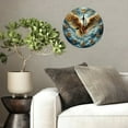 thumbnail image 4 of Golden Eagle Clock 10-Inch Silent Wooden Wall Clock, Battery Operated (AA Batteries Not Included), Artistic Home Decor, 4 of 8