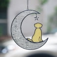 thumbnail image 4 of Colorful Acrylic On The Moon The Dog Lover Window Hanging Sun Dog Memorial, 4 of 4