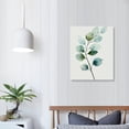 thumbnail image 4 of Awypu Green Leaf inspirational canvas Wall Art for Bedroom modern Canvas Prints Artwork Bathroom Wall Décor for Living Room Office Abstract Watercolor paintings Home Decoration kitchen wall painting, 4 of 5