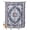 Dark Blue Khaki Orange, variant on Split Shower Curtain for Transfer Bench, Blue Boho Fabric Shower Curtains for Bathroom, Ethnic Geometric Middle Century Art Tub Sliding Transfer Bench Waterproof Bath Curtains 72"x96"