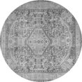 thumbnail image 1 of Ahgly Company Indoor Round Persian Gray Traditional Area Rugs, 4' Round, 1 of 1