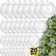 thumbnail image 2 of 20/1 piezas de bolas de Navidad transparentes de plástico rellenables, adornos colgantes para árbol de Navidad, decoración para el hogar, boda, fiesta, caja de regalo, 2 of 5