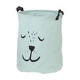 thumbnail image 2 of EGNMCR Organisation et Rangement, Bacs de Rangement, Contenants de Rangement Panier de Rangement Pliable en Tissu Panier à Linge en Toile Robuste Panier de Rangement pour Jouets Panier de Rangement Pliable en Toile, 2 of 6