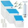thumbnail image 2 of Fresh bag,4 Clips Fuit Clips 35pcs Fresh 30pcs 3 Sizes With Sealer 3 Sizes 1 Hand Pump With 1 Hand Reusable Sealer 3 Sizes With 1 Hand Pump 4 Qisuo Solinder, 2 of 7