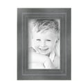thumbnail image 2 of ArtToFrames 4" x 6" Muted Cold Silver Picture Frame, 4x6 inch Silver MDF Poster Frame (WOM-4682), 2 Pack, 2 of 6