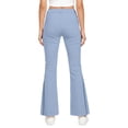 thumbnail image 6 of CONZONE Flared Pants For Big Girls Striped Graphic Elastic Waist Drawstring Girls Pants With Pockets Slim Fit Stretchy Fall Trousers For Girls Size 7-8 Years Blue, 6 of 6