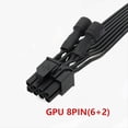 thumbnail image 4 of GPU 8PIN(6+2) PCI-E Graphics Card Extension Cable with Filter Capacitor Eliminating Video Card Whistling Noise, 4 of 8