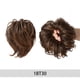 thumbnail image 5 of 1 pieza de moño sintético desordenado con trenzas, moño con banda elástica, extensiones de cabello postizo liso para mujer, 5 of 5